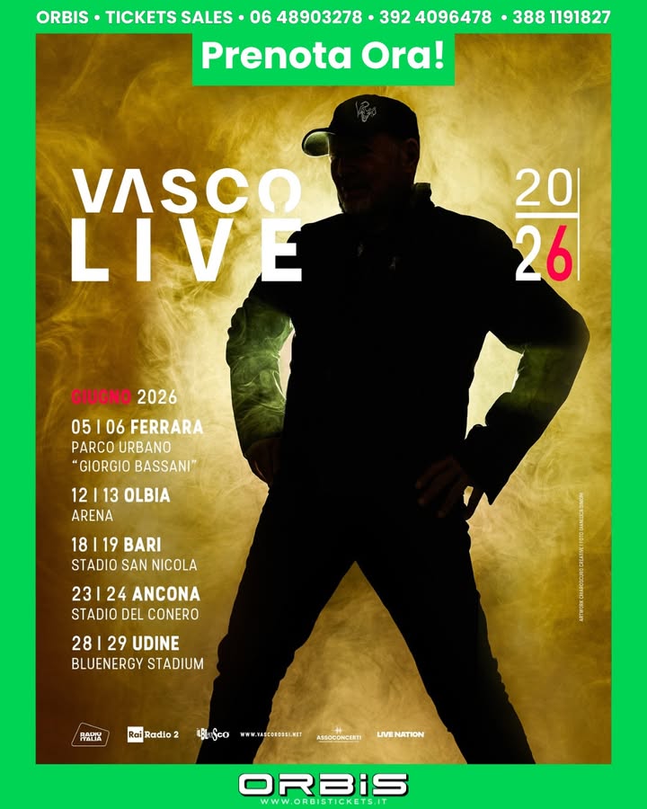Biglietti Vasco Live 2026